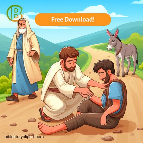 The Good Samaritan Bible Clipart, The Good Samaritan, Godly Play, Story Sequencing, Good Samaritan, Lds Art, Bible Images, Bible Story, Characters Design