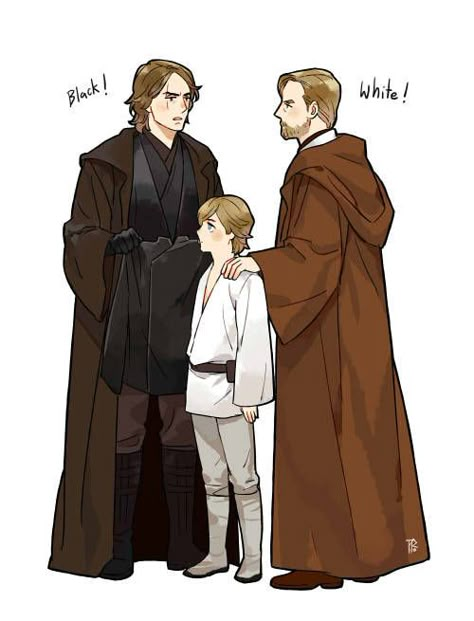 Anakin Obi Wan Luke Anakin Vs Obi Wan, Star Wars Logos, Star Wars Dark Side, I Do What I Want, Star Wars Anakin, Star Wars Facts, Star Wars Jokes, Star Wars Drawings, Star Wars Comics