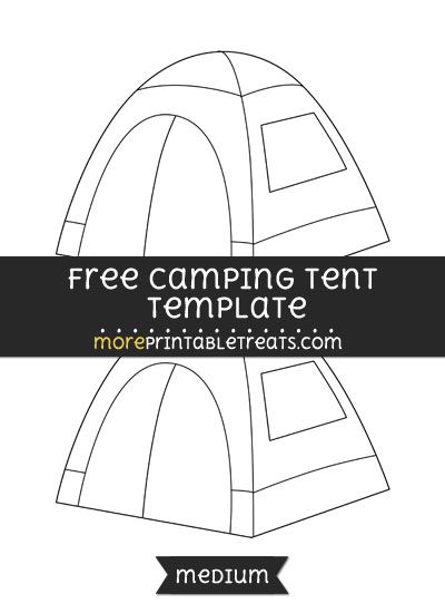 Tent Pattern, Tent Template, Tent Printable Template, Tent Template Free Printable, Tent Craft, Camping Theme Preschool, Best Tents For Camping, Dome Tent, Papercraft Templates