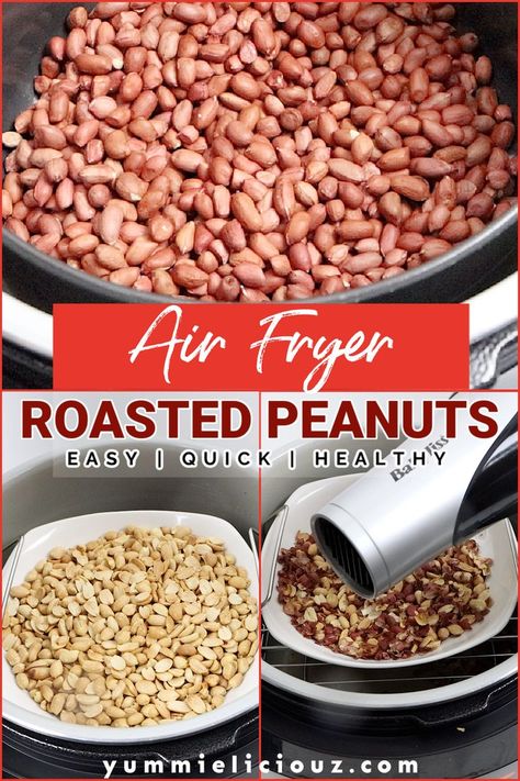 Air Fryer Peanuts Recipe, Peanut Recipes Snacks, Groundnuts Recipe, Fast Food Slogans, Roasted Peanuts Recipe, Satisfying Snacks, Peanut Sauce Recipe, Raw Peanuts, Snacks Appetizers