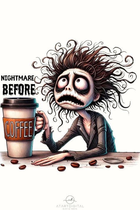 Funny Halloween Sayings, Halloween Sayings, Nightmare Before Coffee, Coffee Vibes, Spooky Coffee, Halloween Quotes Funny, Coffee Png, Halloween Quotes, Cold Coffee