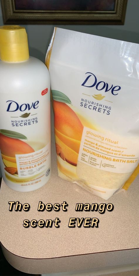 Best Bubble Bath Products, Mango Hygiene Products, Mango Scented Shower Routine, Dove Products, Hygiene Tips, Bath Collection, Body Hygiene, Bath And Body Works Perfume, Shower Skin Care