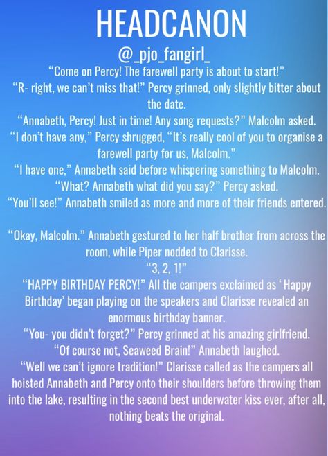 Percabeth Headcannons, Hoo Headcanons, Percabeth Headcanon, Percy Jackson Headcannons, Percy Jackson Headcanons, Percy Jackson Annabeth Chase, Rick Riordan Series, Percy Jackson Ships, Percy Jackson Head Canon