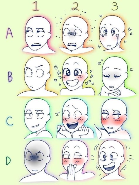 I'm in a bad mood so in an attempt to cheer myself up, I'm gonna be doing one of these! Comment one of my OCs and an expression! (Idk why this would make me feel better but it's worth a shot) Alien Drawing Reference, Flirty Face Expression Drawing, Strangling Drawing Reference, Expression Chart Reference, Drawing Meme, Drawing Face Expressions, Draw The Squad, Drawing Help, Cartoon People