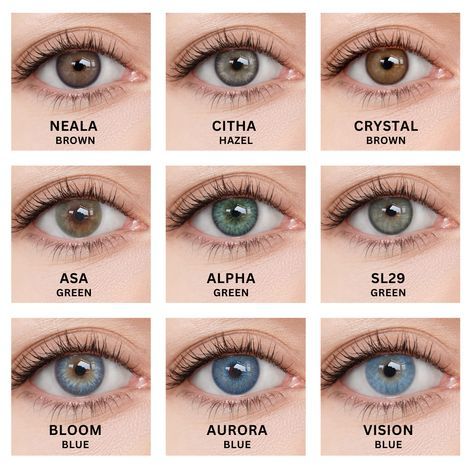 Your next eye color inspiration for the 𝑺𝒑𝒓𝒊𝒏𝒈 𝑽𝑰𝑩𝑬𝑺 🍀💚⁠ ⁠Which is your fave? I'd say all. 😍⁠ ⁠ 𝐅𝐢𝐧𝐝 𝐦𝐨𝐫𝐞 𝐢𝐧𝐬𝐩𝐢𝐫𝐚𝐭𝐢𝐨𝐧 𝐯���𝐢𝐚 𝐥𝐢𝐧𝐤 𝐢𝐧 𝐛𝐢𝐨⁠ ----------⁠ #naturallens #springmakeup #coloredcontacts #coloredlenses Almond Eye Makeup, Eye Lens Colour, Fall Makeup Trend, Beautiful Eyes Color, Wedding Makeup Tutorial, Bridal Eye Makeup, Eye Lens, Natural Eyeshadow, How To Apply Blush