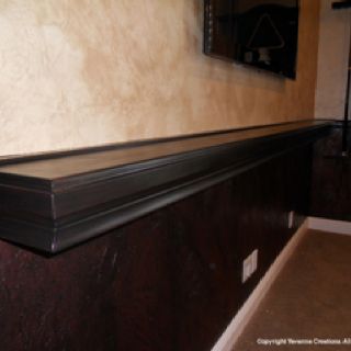 Close up finish pool table room yavanna custom finish Pool Table Drink Ledge, Finished Basement Bathroom, Drink Ledge, Pool Table Rooms, Billiard Design, Chair Railing, Pool Room Ideas, Billards Room, Drink Shelf