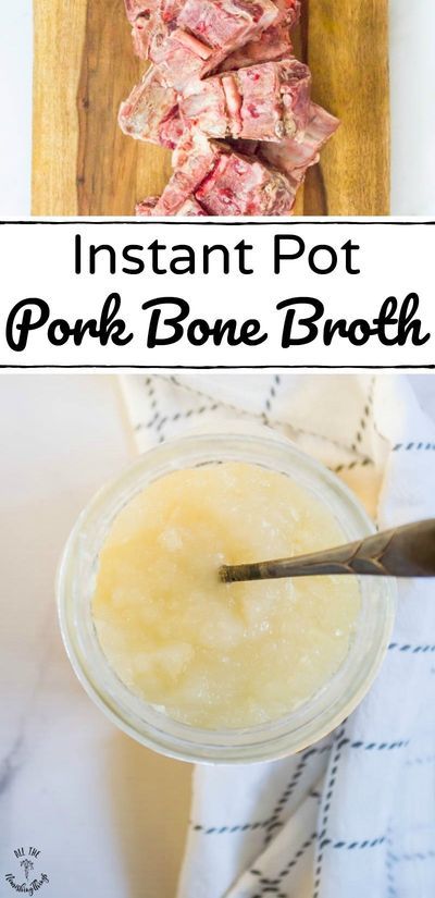 The ancestral tradition of broth-making meets technology! Learn how to make nourishing Instant Pot Pork Bone Broth that's great for soups, stews, gravies, or just drinking (try it for your bone broth fast!) + your broth FAQs get answered! #allthenourishingthings #bonebroth #instantpot # Bone Broth Fast, Pork Bone Broth, Bone Broth Instant Pot, Pork Hock, Pork Broth, Bone Broth Recipe, Instant Pot Pork, Healthy Instant Pot Recipes, Broth Recipes