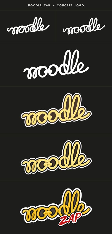 Noodle Zap - Logo concept Noodle Typography, Noodle Logo Design, Noodle Branding, Noodles Logo, Noodle Logo, Noodles Design, Noodle Design, Noodle Shop, Japanese Restaurant Design