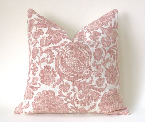 Batik Blush Pillow / Blush 16x16 / 16x16 Cushion Cover / 16x16 | Etsy Blush Pillow, Cream Pillow Covers, Blush Pillows, Cream Pillow, Pink Pillow Covers, Coral Pillows, Cream Pillows, Blush And Grey, Fabric Trimmings