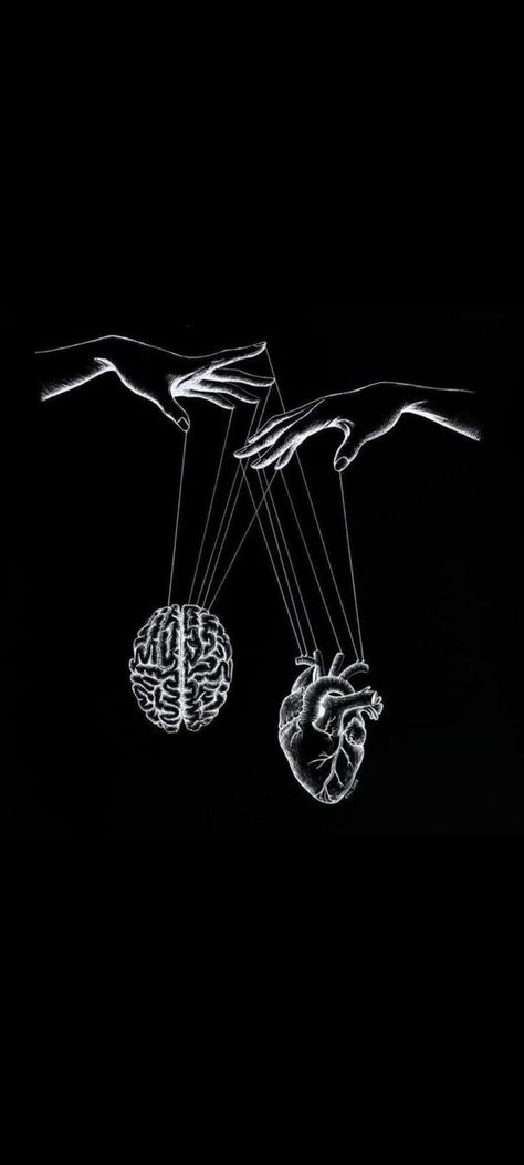 Human Heart Aesthetic Wallpaper, Human Brain Aesthetic, Heart And Brain Wallpaper, Human Heart Aesthetic, Human Heart Wallpaper, Heartbreak Aesthetique Images, Brain Black And White, Brain Vs Heart, Friendship Collage