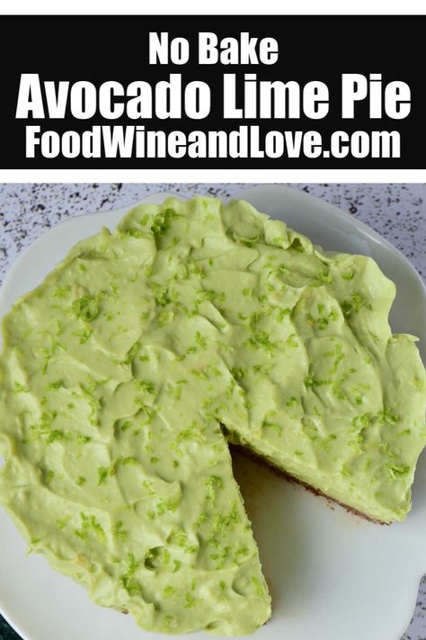 No Bake Avocado Pie With Lime #nobake #pie #recipe #avocado #healthy #meddiet Avocado Pie, Easy Blueberry Cobbler, Life Love And Sugar, Chicken And Orzo, Blueberry Cobbler Recipes, Desserts Healthy, Baked Avocado, Orzo Salad, Blueberry Cobbler