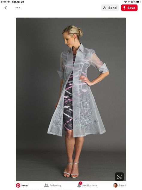 Silk Organza Dress, Organza Jacket, Dresses By Pattern, Organza Dress, Silk Organza, Sewing Dresses, Dress Pattern, Satin Dresses, Dress Patterns