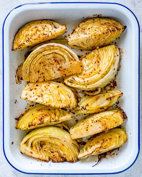 Roasted cabbage is one of my favorite wintertime vegetable! Try it out...i bet it will be one of your faves too! Ingredients: 3 Tbsps extra-virgin olive oil, or avocado oil 1 head green cabbage pinch garlic powder, or to taste pinch red pepper flakes, or to taste sea salt and ground black...