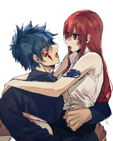 Erza X Jellal Fanart, Erza Scarlet X Jellal, Erza X Jellal, Fairy Tail Jellal, Jellal Fernandes, Jellal And Erza, Fariy Tail, Natsu And Lucy, Black Hair Extensions