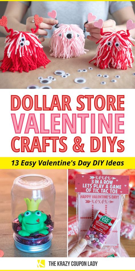 Cute Valentines For Classmates, Diy Valentines Gifts For Kids To Make, Valentines Crafts For Kids Easy, Kids Valentine’s Day Craft, Cheap Diy Valentines For Kids, Diy Valentines Gifts For Toddlers, Valentine Party Crafts For Kids, Kids Valentines Party Crafts, Valentine Diy For Kids