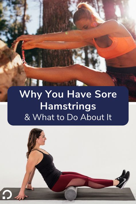 If you’re experiencing sore hamstrings, there are a couple of possible causes. One is the routine result of intense exercise, and the other has more serious implications. Read on to learn the differences between both. #openfit Sore Hamstrings Relief, Delayed Onset Muscle Soreness, Hamstring Stretch, Fitness Photoshoot, The Routine, Muscle Tension, Bodybuilding Motivation, Sore Muscles, Workout For Beginners