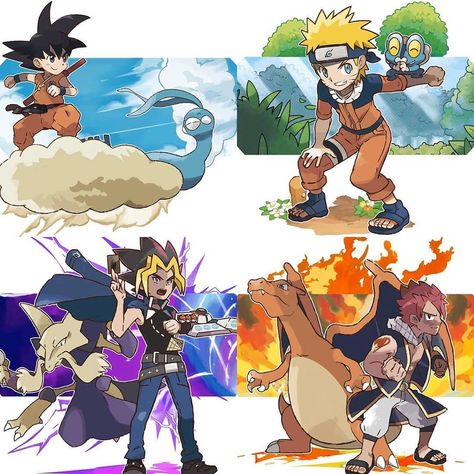 Red’s Instagram photo: “Check out this amazing crossover over the pokemon which one is your favourite? ➖➖➖➖➖➖➖➖➖➖ 🔹💖🔹 LIKE ◽◻️🔲 🔹💌🔹 FOLLOW ▪️◾◼️ 🔹💬🔹 COMMENT.🔹💠🔘…” Yugioh Pokemon Crossover, Naruto Pokemon Crossover, Pokémon Froakie, Pokémon Crossover, Manga Crossover, Naruto Pokemon, Pokemon Kalos, Pokemon Crossover, Pokemon People