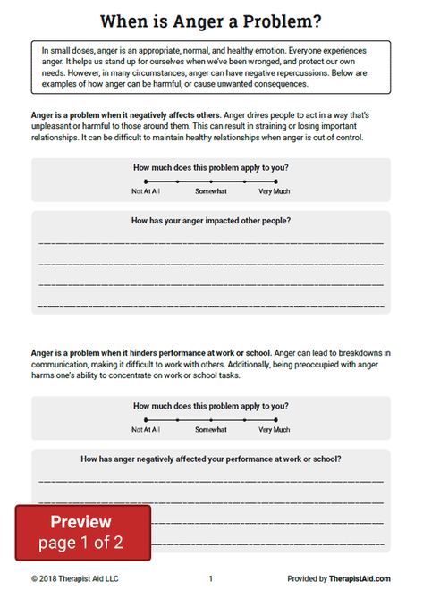 When is Anger a Problem? (Worksheet) | Therapist Aid Therapist Aid Worksheets, Anger Coping Skills, Anger Worksheets, Life Coaching Worksheets, Counselling Tools, Anger Management Worksheets, Counseling Worksheets, Self Esteem Worksheets, School Counseling Lessons