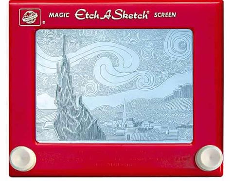 Etch Sketch, Etch A Sketch Art, Etch A Sketch, Drawing Toys, 80s Toys, Oldies But Goodies, Childhood Toys, Classic Toys, Old Toys