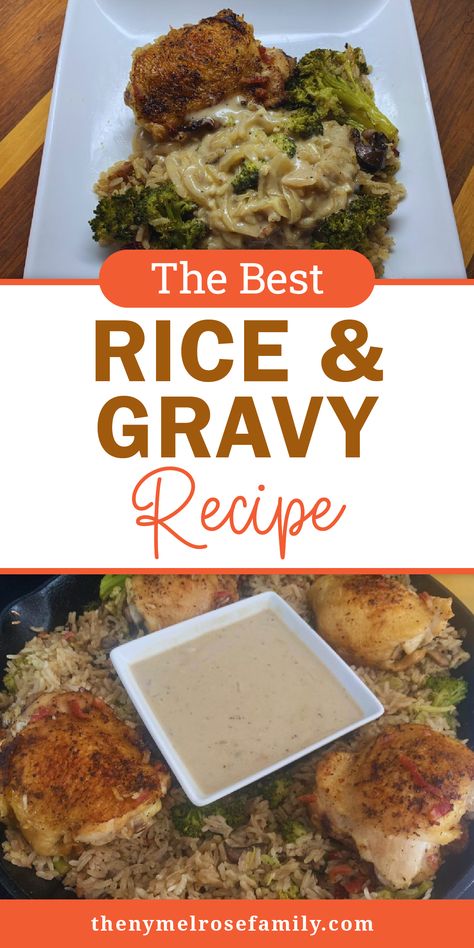 The Best Rice And Gravy Recipe Rice Gravy Recipes, Rice And Gravy Recipes, Simple Gravy Recipe, Rice With Gravy, Gravy For Rice, Impossible Meat, Easy Chicken Gravy, Simple Gravy, Recipes For Rice