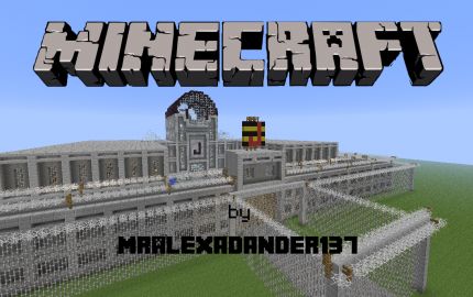 High Security Jail Minecraft Prison Ideas, Minecraft Prison, Minecraft Schematics, Minecraft Homes, Server Ideas, Minecraft Town, House Crafts, Minecraft City, Minecraft House