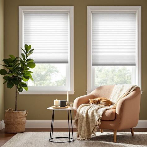 Custom pleated blinds with drilling – perfect fit, elegant design, and full light control. Upgrade your space effortlessly!