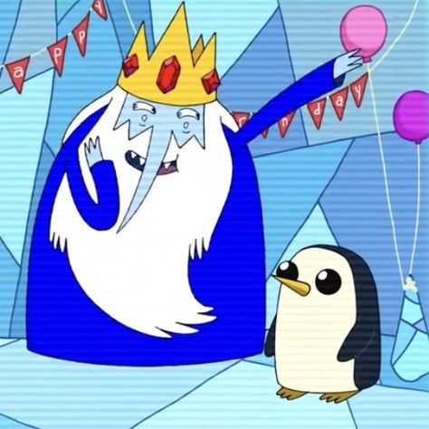 Ice King And Gunter, Kami Core, Adventure Time Aesthetic, Adventure Time Ice King, Ice King Adventure Time, Time Icon, Ra Ideas, Ice King, Kings Man