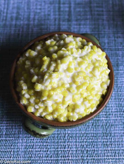 Brookville Hotel Cream Corn in an amazing recipe for creamed corn, you won't go back to canned corn after you try this recipe. Brookville Corn Recipe, Healthy Dinners For Two, Fried Chicken Dinner, Creamed Corn Recipes, Cream Corn, Cream Style Corn, Corn Recipe, Learn History, Corn Cakes