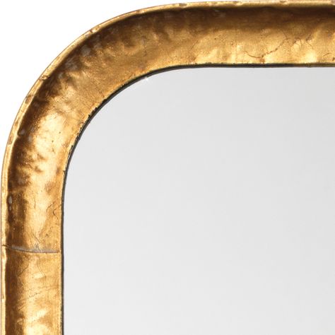 Jamie Young Hammered Iron, Contemporary Wall Mirrors, Jamie Young, Forging Metal, Rounded Rectangle, Modern Glam, Rustic Frames, Rectangle Mirror, Rectangular Mirror