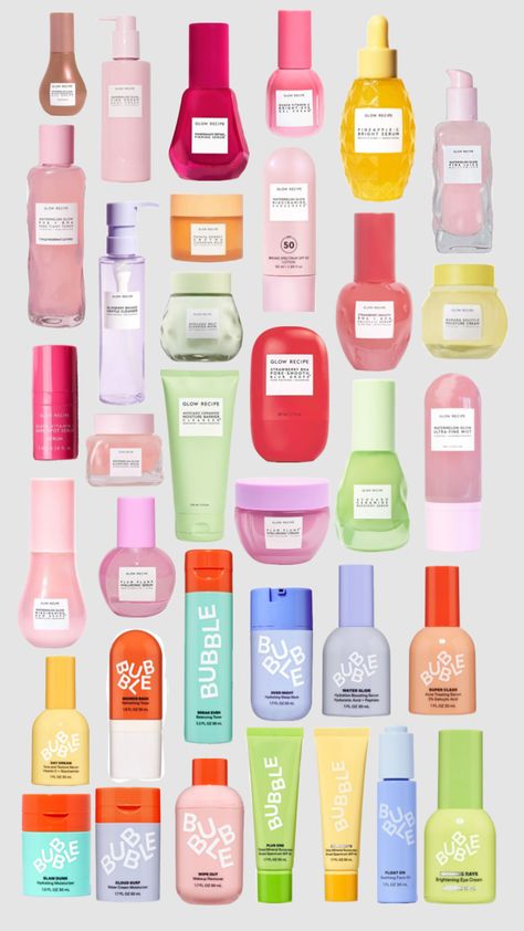 glow recipe + bubble! #bubble #glowrecipe #skincare Bubble Skincare For Kids, Skin Care Bubble, Glowrecipe Skincare, Bubble Toner, Sephora Kids, Bubble Skin Care, Printable Skincare, Dream Skincare, Bubble Collection