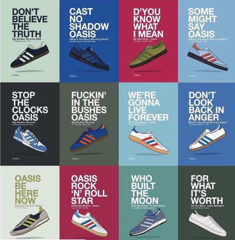 Oasis adiart Adidas Poster, Football Casual Clothing, Oasis Album, Ci Design, Adidas Logo Wallpapers, Music Podcast, Adidas Art, Post Cover, Adidas Og