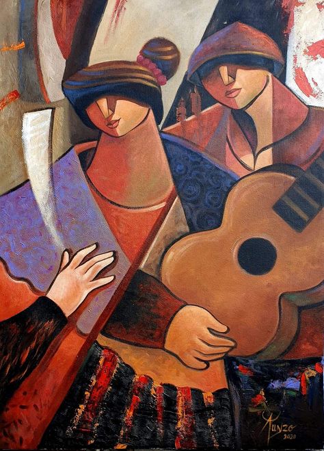 "Harana" Filipino Art, Mona Lisa, Art