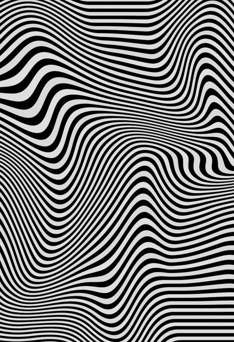 Black And White Illusions, Seni Mural, Study Room Design, Interior Artwork, Geometric Pattern Art, Optical Illusions Art, Seni 3d, Graphic Design Lessons, Backgrounds Wallpapers