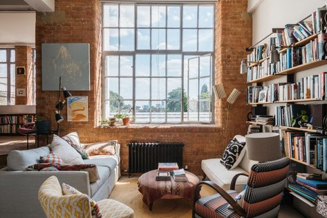 For Sale: City Gate Place, Pentonville Road, London N1 | Inigo Bedroom Loft Style, Brick Apartment, What Is Interior Design, Loft Style Apartment, Oval Room Blue, Wooden Floorboards, Factory Building, Open Space Living, Bedroom Loft