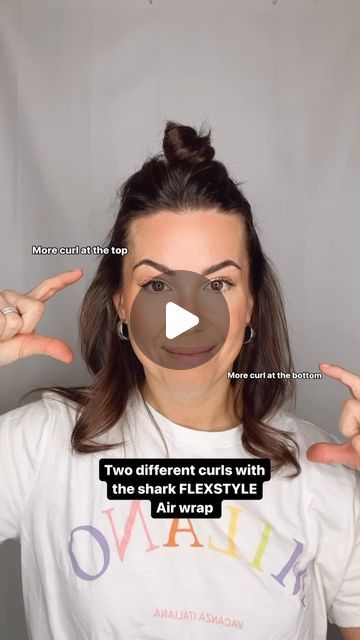 Kate Kuzminski ALL THINGS HAIR… TUTORIALS… TOOLS… HACKS on Instagram: "Two different curl styles with the @sharkbeauty sharkFlex. I have a full tutorial coming soon!!!! #hairhack #hairvideo #hairtutorial #rootvolume #hairvolume #roundbrush #nanaimohairstylist #hairtutorialvideo #easyhairstyles #blowdryerhack #roundbrushblowout #blowouts #roundbrushblowdry #hairhacks #hairtipsandtricks #hairtutorial #hairvideo #hairtutorials #hairtutorialsvideos #hairsurvivalcourse" Shark Flex Style Blowout, Shark Flexstyle Tutorial, Shark Blowout, Shark Styling Tool, Shark Hair Dryer Tutorial, Shark Flex Style Curls, Shark Flexstyle Blowout, Shark Air Wrap Tutorial, Shark Flex Style Short Hair