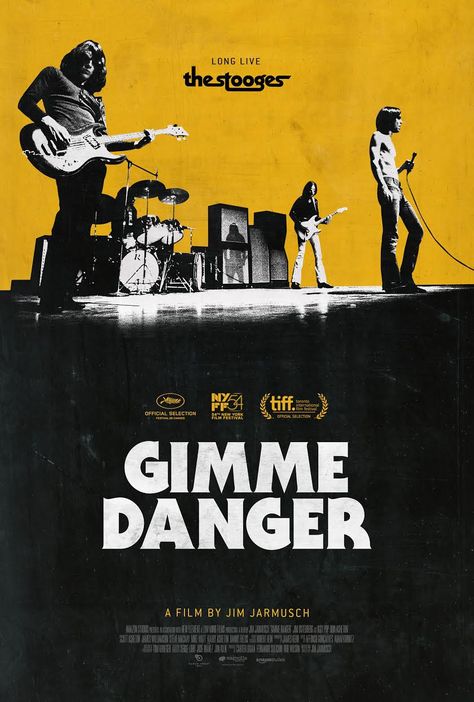 Documentary Poster, Jim Jarmusch, Iggy And The Stooges, Minor Threat, Music Documentaries, Joe Strummer, John Frusciante, Free Jazz, Documentary Movies