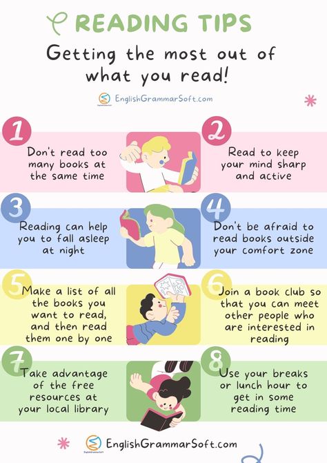 Reading Tips: Getting The Most Out of What You Read Reading Benefits, Social Media Books, Reading Boards, How To Read More, English Teaching Resources, Interactive Reading, Math Journal, Reading Motivation, Reading Help