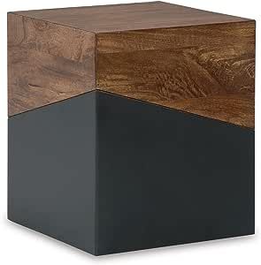 Wooden Accent Table, Contemporary Table, Living Table, Changing Wall Color, Ashley Furniture, Nebraska Furniture Mart, Contemporary Decor, Signature Design, Style Moderne