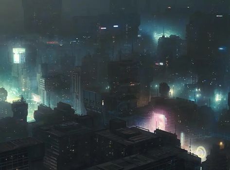 Blade Runner City, Los Angeles Cityscape, Double Negative, Game Map, Map Ideas, Sci Fi City, Denis Villeneuve, Blade Runner 2049, Cyberpunk City