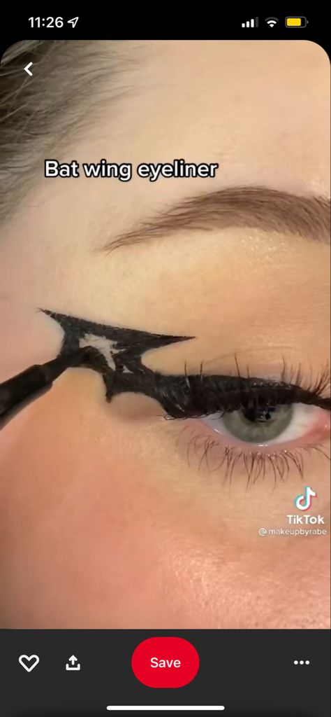 Bat Wing Liner Hooded Eyes, Bat Wings Eyeliner, Bat Wing Eyeliner For Hooded Eyes, Bat Eyeliner Hooded Eyes, Graphic Liner Hooded Eyes, Bat Wing Eyeliner, Bat Eyeliner, Wings Eyeliner, Bat Makeup