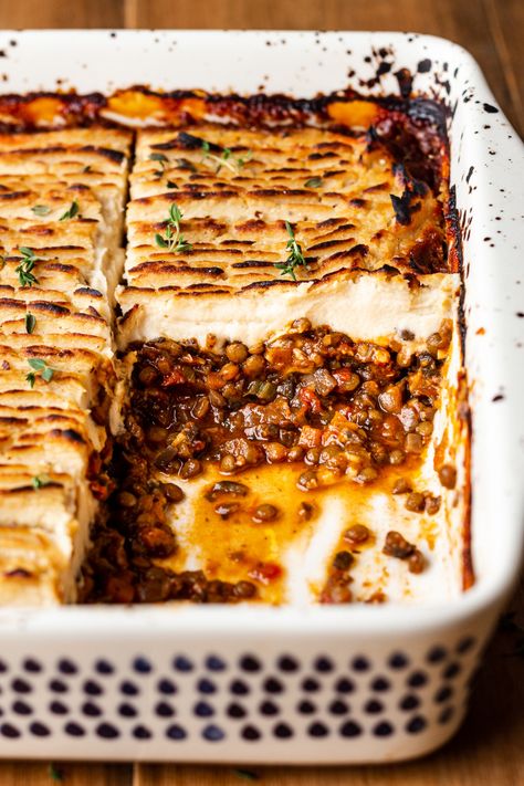 celeriac vegan sherpherds pie side Shepherds Pie Vegetarian, Celeriac Recipes Vegan, Vegan Shepard’s Pie, Vegan Winter Comfort Food, Vegan Icelandic Recipes, Lazy Vegan Dinner, Lentil Shepherds Pie, Lentil Shepards Pie, Celeriac Recipes