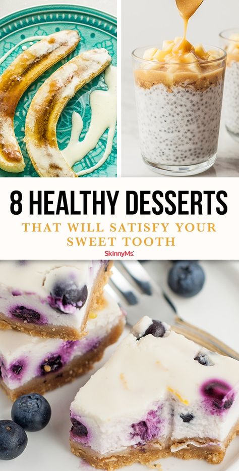 Guilt Free Desserts Easy, Sweets On A Diet, Healthy And Sweet Snacks, Sweet But Healthy Desserts, Healthy But Good Desserts, Good For You Desserts Healthy, Best Healthy Sweet Snacks, Sweets That Are Healthy, Healthy Dessert Snacks Clean Eating