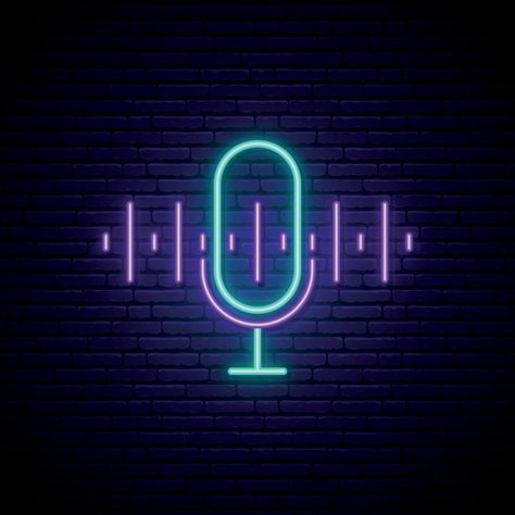 Podcast Neon sign. Podcast Neon Sign, Podcast Wallpapers, Podcast Sign, Podcast Background, Podcast Icon, Podcast Logo, Microphone Studio, Podcast Studio, Neon Nights