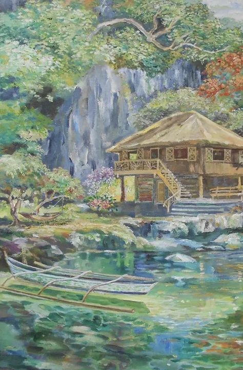 Filipino Paintings Philippines, Filipino Landscape Art, Filipino Art Wallpaper, Philippines Wallpaper Aesthetic, Philippines Aesthetic Art, Philippines Aesthetic Wallpaper, Filipino Art Aesthetic, Filipino Art Paintings, Filipino Wallpaper Aesthetic