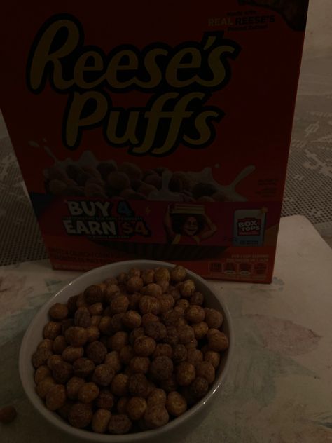 Reese's Puffs, Cereal, Snacks, Drinks, Books, Pins, Quick Saves