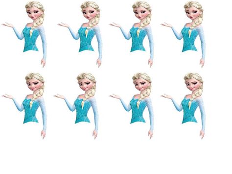 Elsa Cupcake Toppers Elsa Cupcakes Toppers, Elsa Cupcake Topper, Elsa Cupcakes, Disney Frozen Cupcakes, Elsa Frozen Party, Frozen Cupcake Toppers, Deco Cupcake, 4de Verjaardag, Disney Frozen Cake