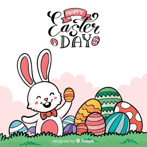 Happy easter day Premium Vector | Premium Vector #Freepik #vector #easter-day #happy-easter-day #easter-egg #happy-easter The Dot Book, Easter Worksheets, Easter Coloring Book, Dot Worksheets, Toddler Coloring Book, Redbubble Stickers, Dot To Dot, Happy Easter Bunny, Easter Colouring