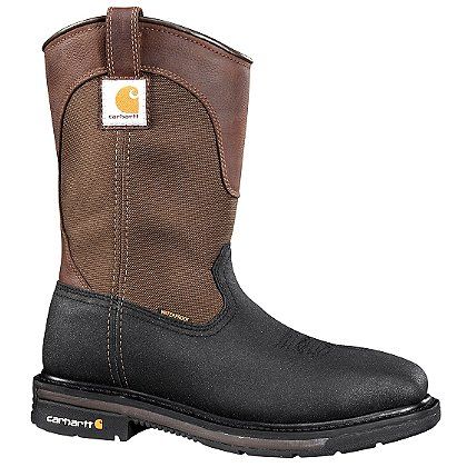 Carhartt’s Men’s 11” Square Toe, Steel Toe Waterproof Wellington Boots keep your feet comfortable, well-protected, and ready to move while you work. Mens Waterproof Boots, Mens Rugged, Ranch Wear, Steel Toe Boots, Steel Toe Work Boots, Wellington Boot, Wellington Boots, Safety Boots, Carhartt Mens