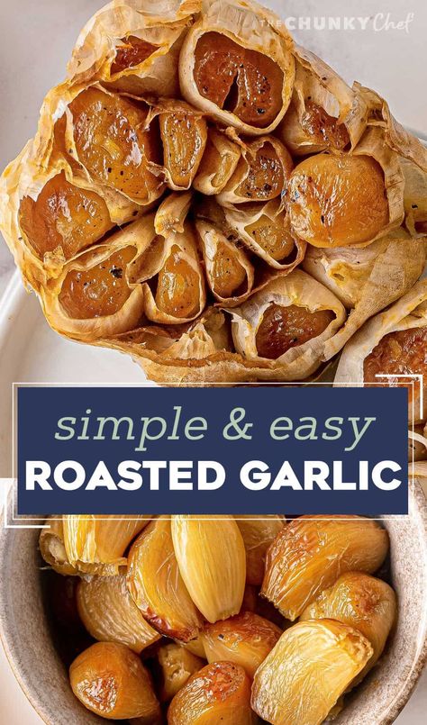 Garlic In The Oven, Garlic Oven, Whole Garlic Roasted, Roasted Garlic Vegetables, Baked Garlic Recipe, Garlic Recipes Easy, Easy Recipes With Garlic, Roast Garlic Recipes, Oven Baked Garlic