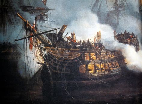 Art Blog: 78 Paintings that Follow Nelson's actions at the Battle of Trafalgar, 21 October 1805, with Footnotes Battle Of Trafalgar, Marine Painter, Marine Artist, Navi A Vela, Old Sailing Ships, Hms Victory, Ship Of The Line, Maritime Art, Marine Art